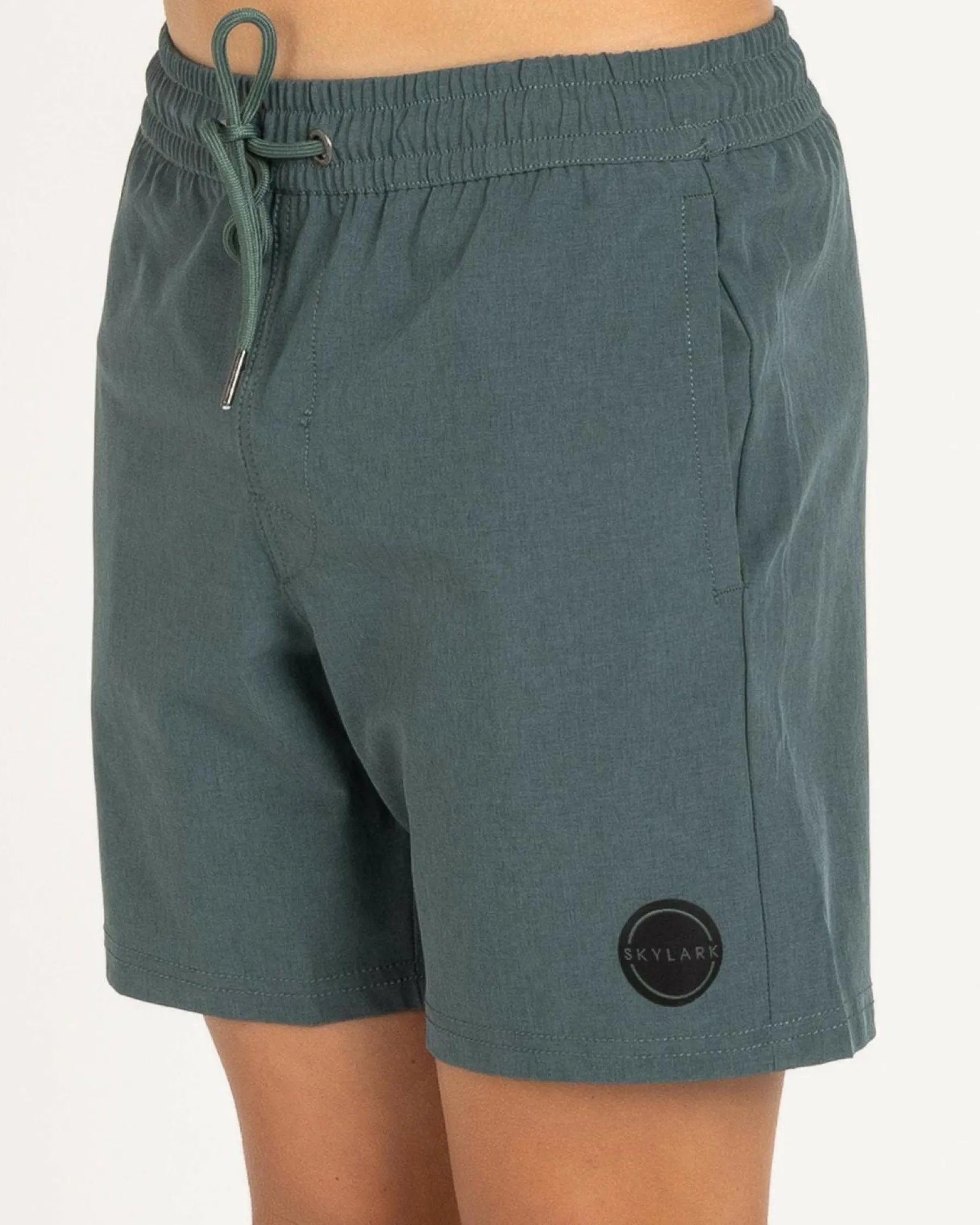 Shorts & Bottoms*Skylark Boys' Liberty Elastic Waist Shorts Marine Green