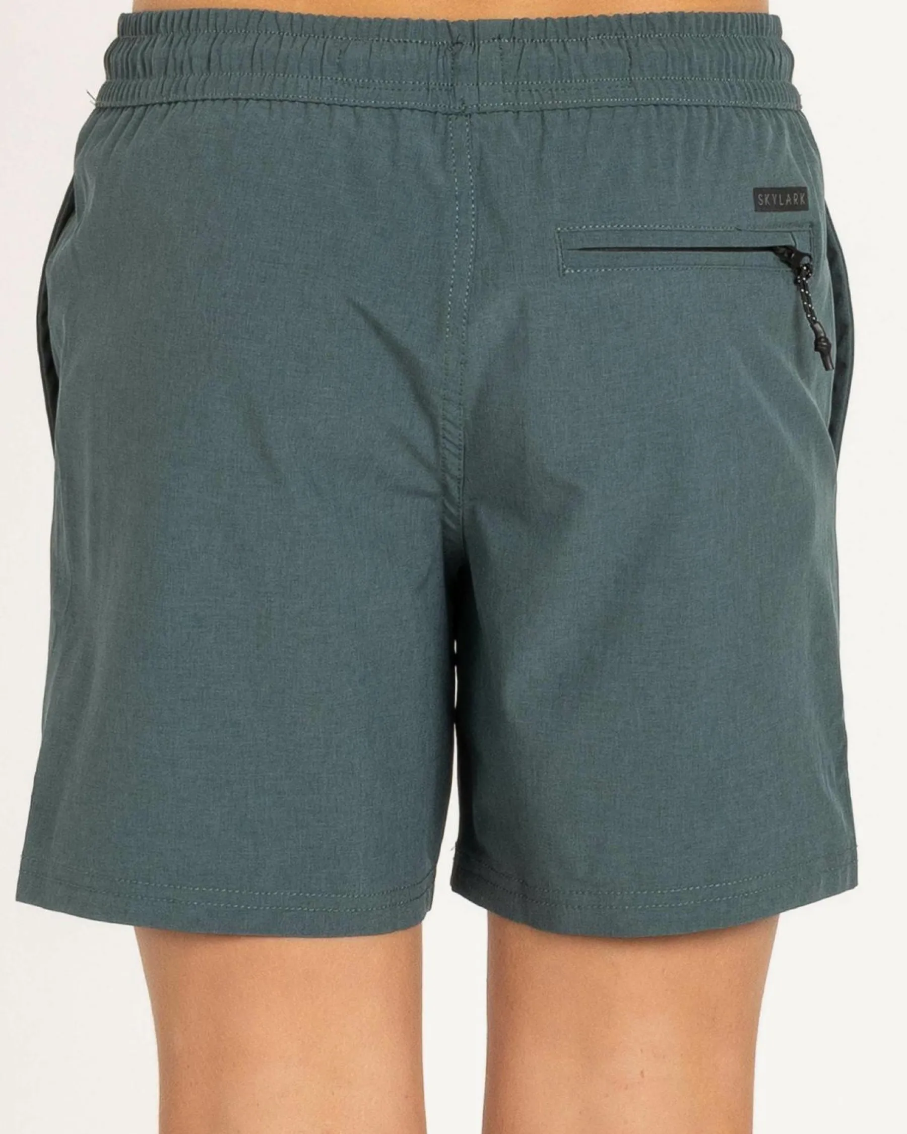 Shorts & Bottoms*Skylark Boys' Liberty Elastic Waist Shorts Marine Green