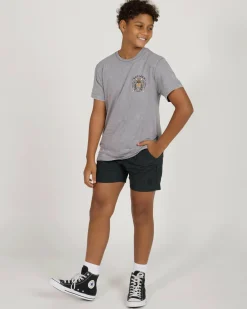 Shorts & Bottoms*Skylark Boys' Liberty Elastic Waist Shorts Black
