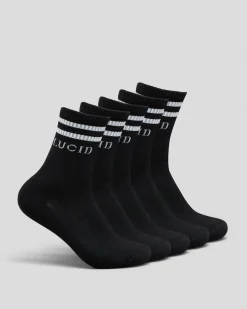 Hot Boys' Linked Crew Socks 5 Pack Kids/BOY Socks & Accesories