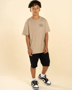 Tops & T-Shirts*Unit Boys' Mack T-Shirt Tan