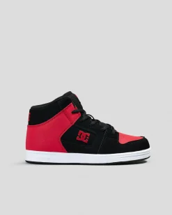 Sneakers*DC Shoes Boys' Manteca 4 Hi-Top Shoes Black/red/white