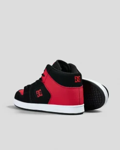 Sneakers*DC Shoes Boys' Manteca 4 Hi-Top Shoes Black/red/white