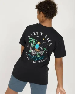 Tops & T-Shirts*Salty Life Boys' Marrow T-Shirt Black