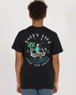 Tops & T-Shirts*Salty Life Boys' Marrow T-Shirt Black