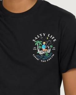 Tops & T-Shirts*Salty Life Boys' Marrow T-Shirt Black