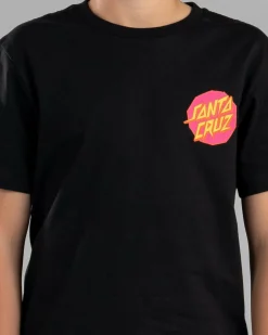 Tops & T-Shirts*Santa Cruz Boys' Meek Scratched Slasher T-Shirt Black