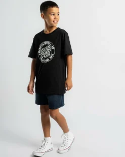 Tops & T-Shirts*Santa Cruz Boys' MFG Dot Front T-Shirt Black