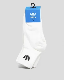Socks & Accesories*adidas Boys' Mid Ankle Socks 3 Pack White/white/black