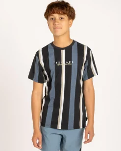 Tops & T-Shirts*Skylark Boys' Nostalgic T-Shirt Black Stripe