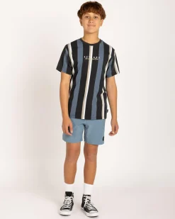 Tops & T-Shirts*Skylark Boys' Nostalgic T-Shirt Black Stripe