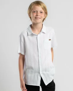 Tops & T-Shirts*Skylark Boys' Novella Short Sleeve Shirt Bone