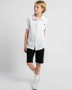 Tops & T-Shirts*Skylark Boys' Novella Short Sleeve Shirt Bone