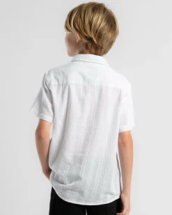 Tops & T-Shirts*Skylark Boys' Novella Short Sleeve Shirt Bone
