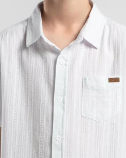 Tops & T-Shirts*Skylark Boys' Novella Short Sleeve Shirt Bone