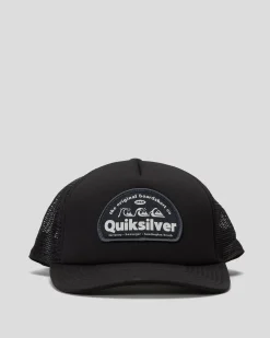 Headwear*Quiksilver Boys' Onshore Trucker Cap Black