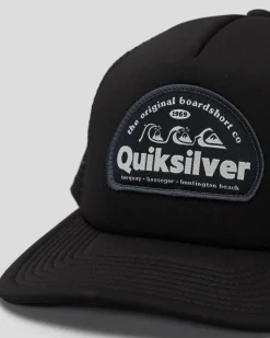 Headwear*Quiksilver Boys' Onshore Trucker Cap Black