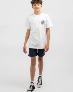 Tops & T-Shirts*Santa Cruz Boys' Opus Screaming Hand T-Shirt White