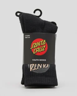 Hot Boys' Other Dot Crew Socks 4 Pack Kids/BOY Socks & Accesories