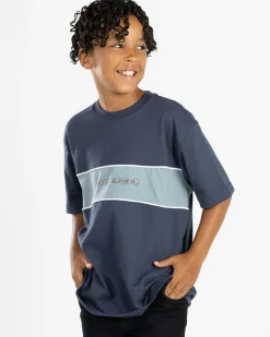 Tops & T-Shirts*Billabong Boys' Panel T-Shirt Dusty Navy