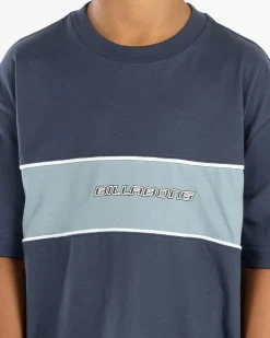 Tops & T-Shirts*Billabong Boys' Panel T-Shirt Dusty Navy