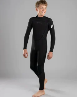 Surf|Wetshirts & Surfsuits*Quiksilver Boys' Prologue+ 3/2mm Back Zip Wetsuit Black