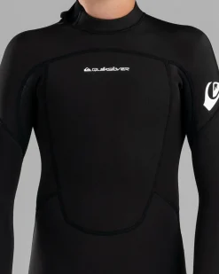 Surf|Wetshirts & Surfsuits*Quiksilver Boys' Prologue+ 3/2mm Back Zip Wetsuit Black
