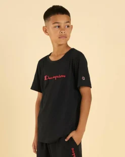 Discount Boys' Puff Script Tee Kids/BOY Tops & T-Shirts