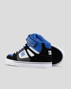 Sneakers*DC Shoes Boys' Pure High-Top EV Shoes Blu/blk/wht