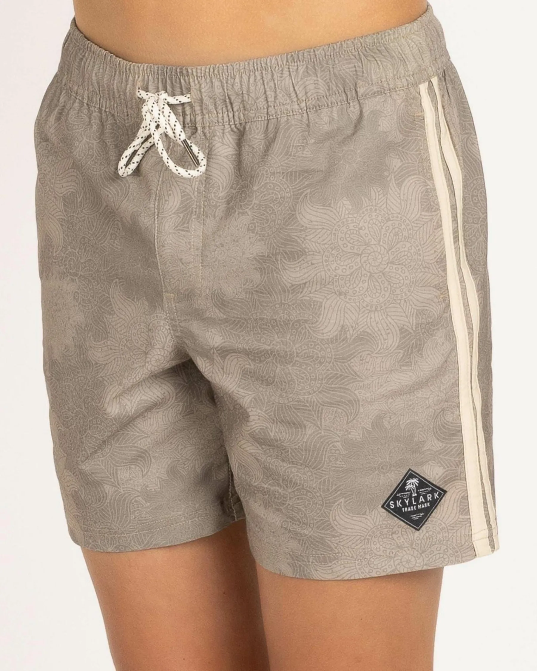 Shorts & Bottoms*Skylark Boys' Radiant Elastic Waist Shorts Lt Brown