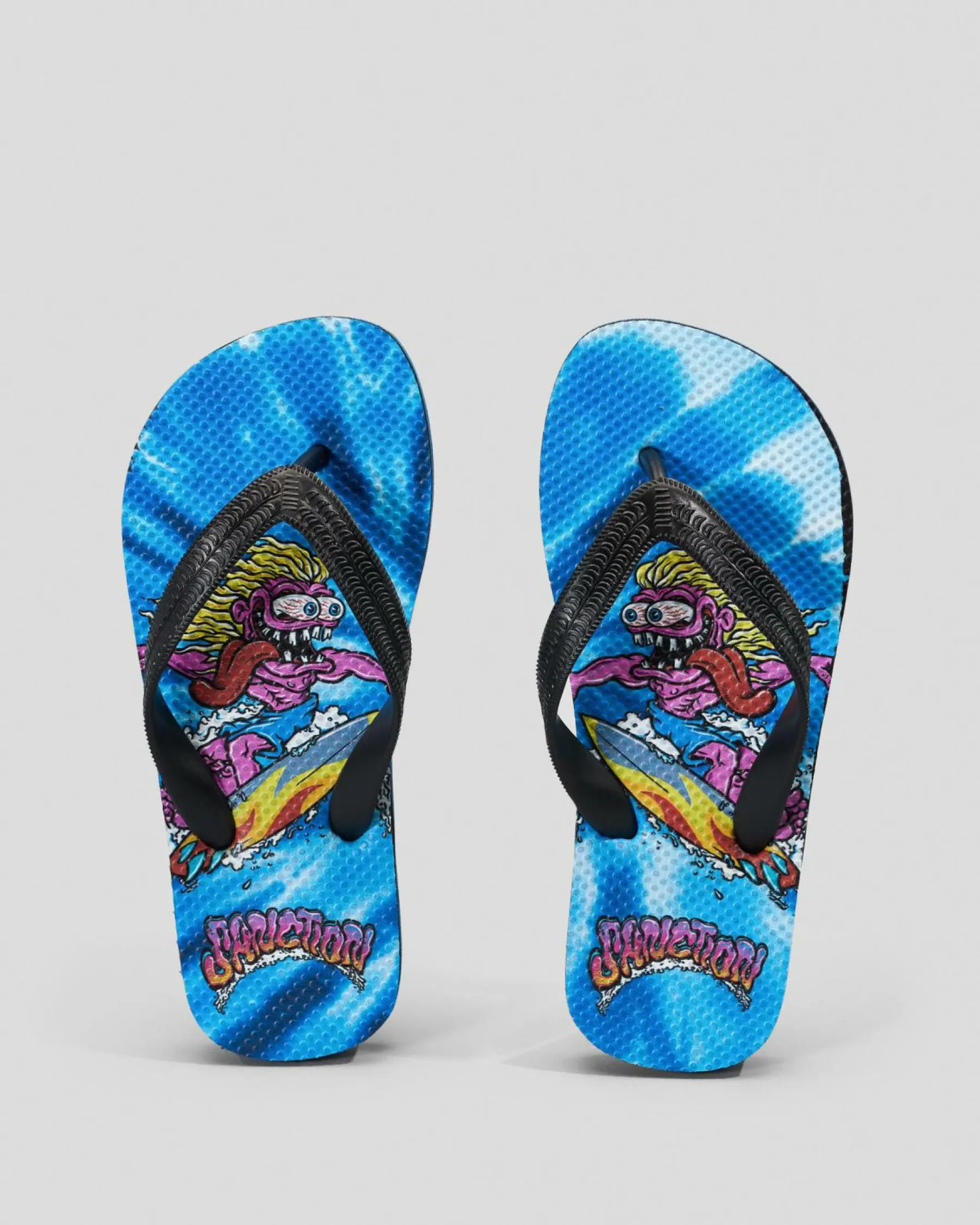 2 For Deals|Flip Flops & Sandals*Sanction Boys' Radical Thongs Blue Tie Dye