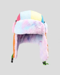 Outlet Boys' Rainbow Trapper Hat Kids Headwear