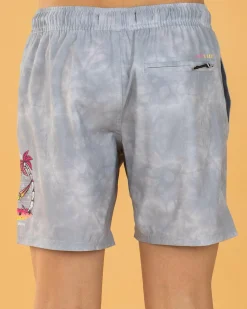 Shorts & Bottoms*Salty Life Boys' Relative Elastic Waist Shorts Lt Grey Mottle