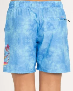 Shorts & Bottoms*Salty Life Boys' Relative Elastic Waist Shorts Blue Mottle