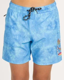 Shorts & Bottoms*Salty Life Boys' Relative Elastic Waist Shorts Blue Mottle