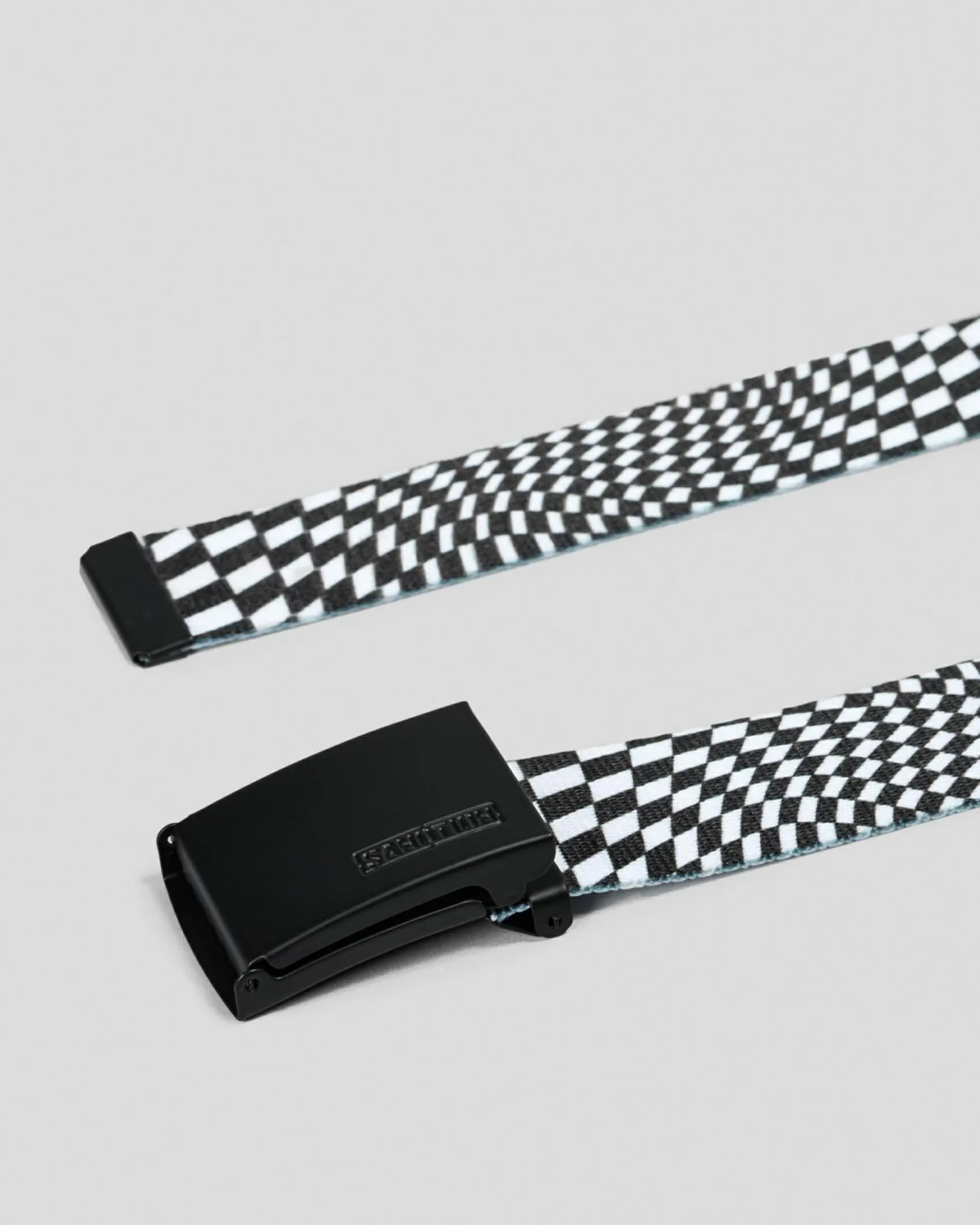 Belts*Sanction Boys' Ripple Web Belt Black/white