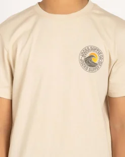 Tops & T-Shirts*Jacks Boys' Rising Sun T-Shirt Sand
