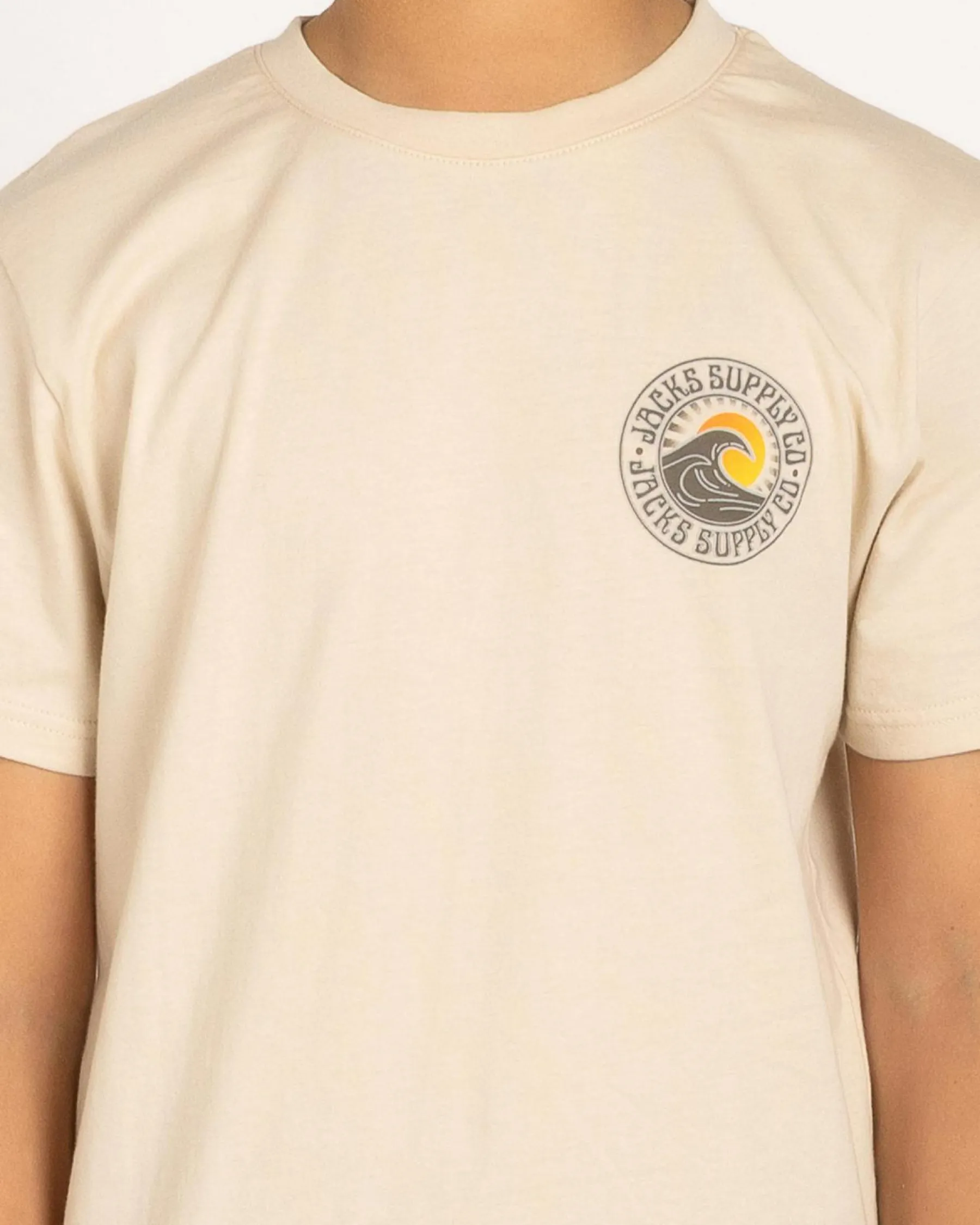 Tops & T-Shirts*Jacks Boys' Rising Sun T-Shirt Sand