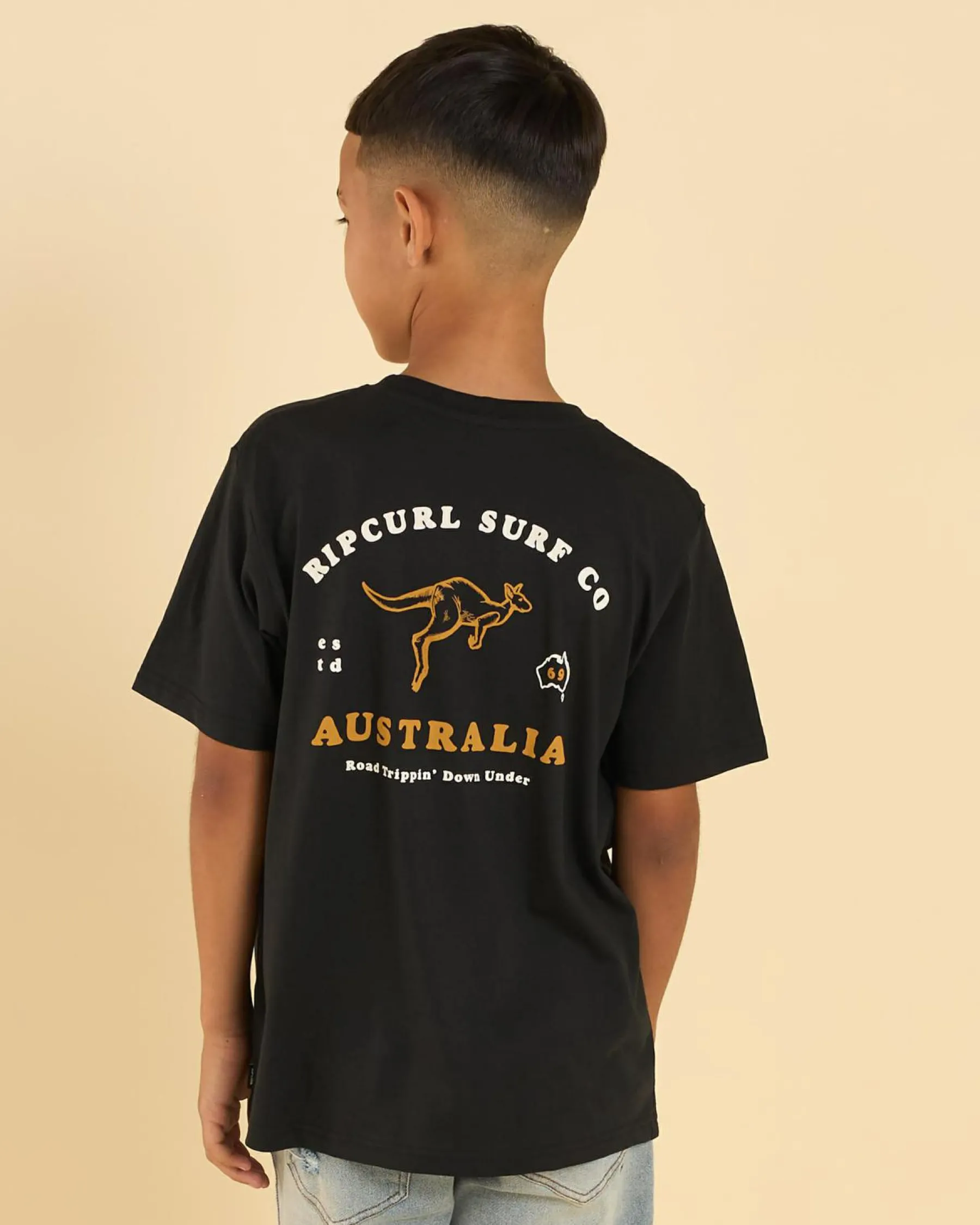 Tops & T-Shirts*Rip Curl Boys' Road Trip T-Shirt Black
