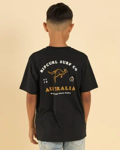 Tops & T-Shirts*Rip Curl Boys' Road Trip T-Shirt Black