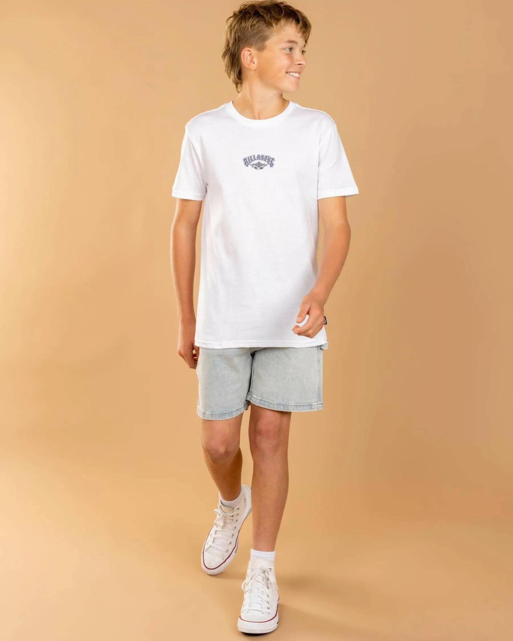 Tops & T-Shirts*Billabong Boys' Rose Arch T-Shirt White