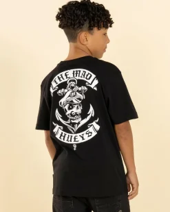 Tops & T-Shirts*The Mad Hueys Boys' Sailor Anchor T-Shirt Black
