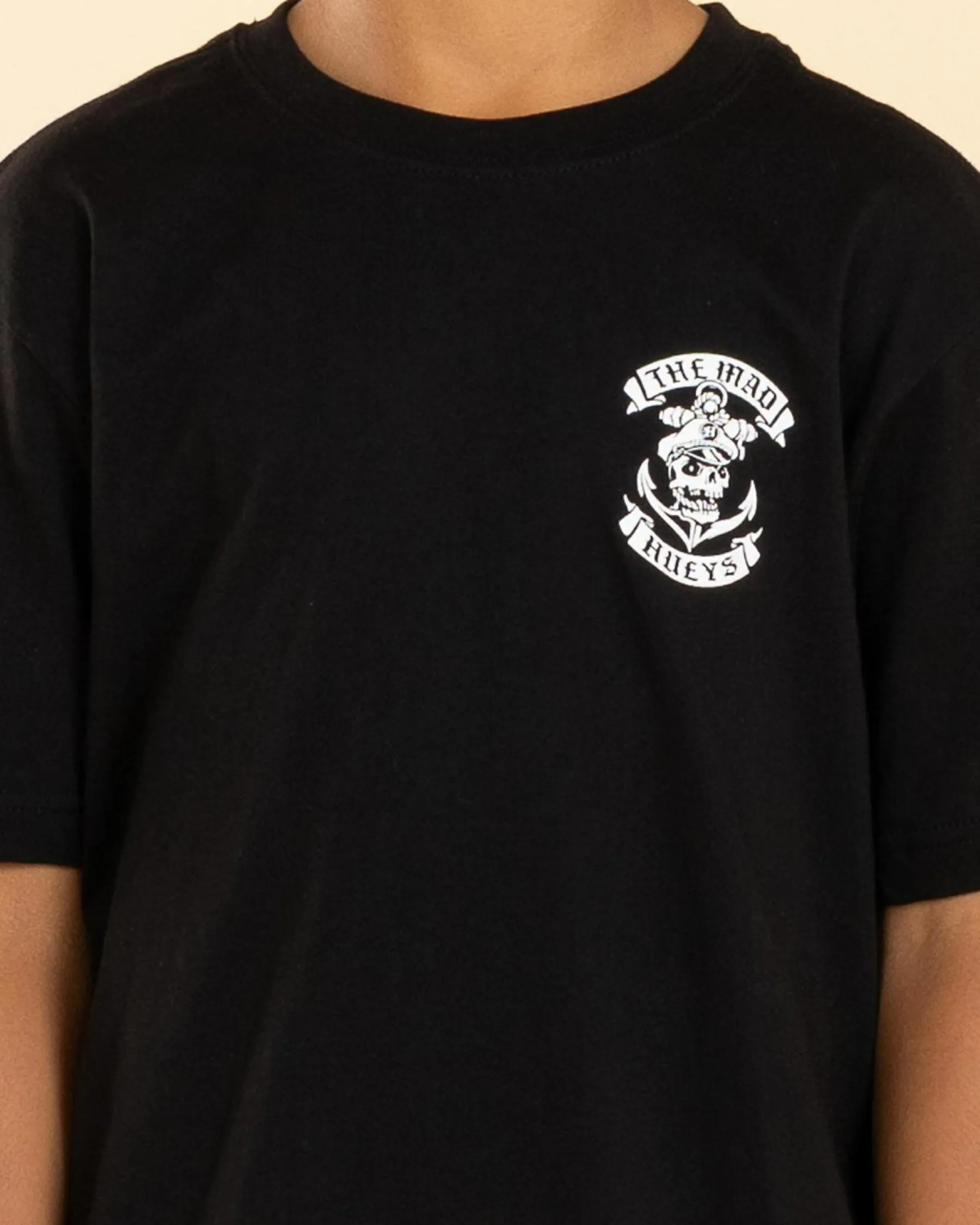 Tops & T-Shirts*The Mad Hueys Boys' Sailor Anchor T-Shirt Black