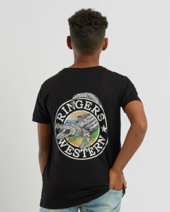 Tops & T-Shirts*Ringers Western Boys' Salty T-Shirt Black