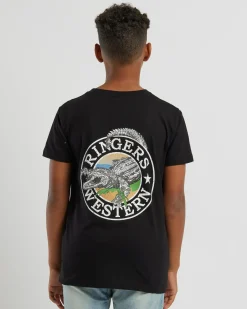 Tops & T-Shirts*Ringers Western Boys' Salty T-Shirt Black