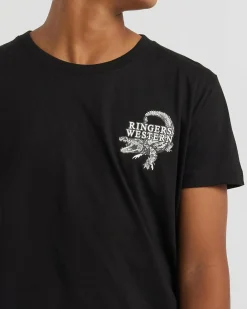 Tops & T-Shirts*Ringers Western Boys' Salty T-Shirt Black