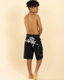 Board Shorts|Shorts & Bottoms*Billabong Boys' Script OG Board Shorts Black