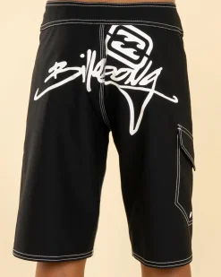 Board Shorts|Shorts & Bottoms*Billabong Boys' Script OG Board Shorts Black