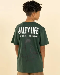 Tops & T-Shirts*Salty Life Boys' Shiver T-Shirt Green