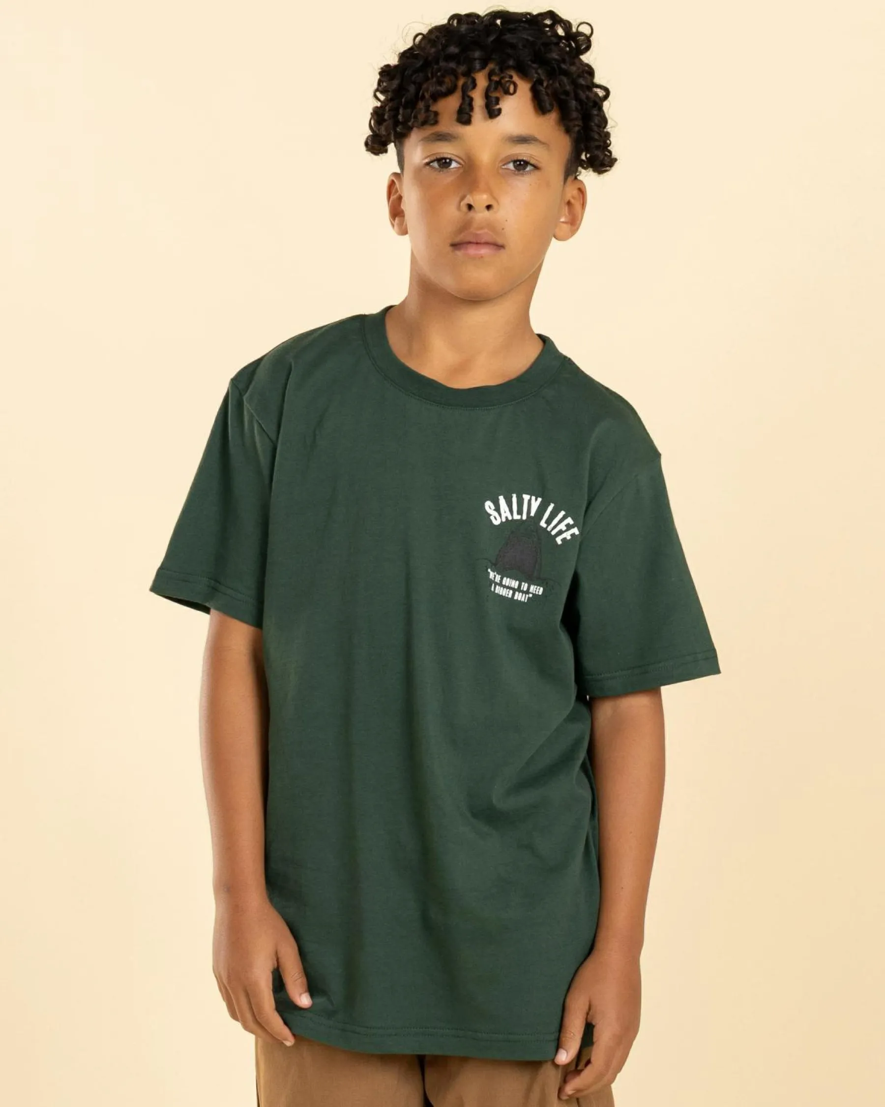 Tops & T-Shirts*Salty Life Boys' Shiver T-Shirt Green